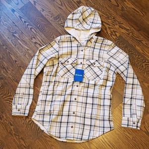 Columbia hooded flannel
